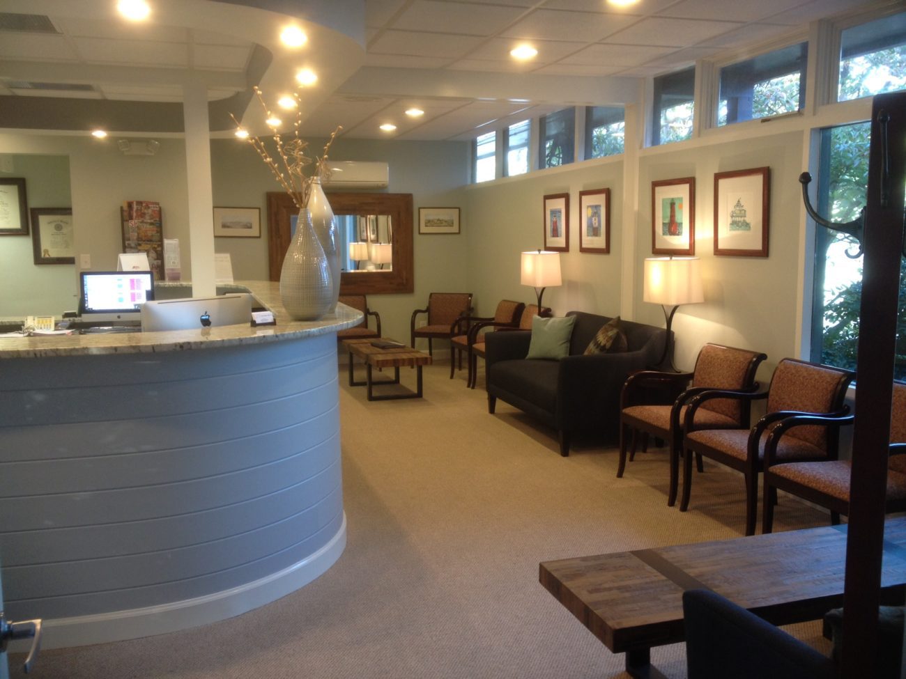 v lynn morgan dentist office front desk annapolis md